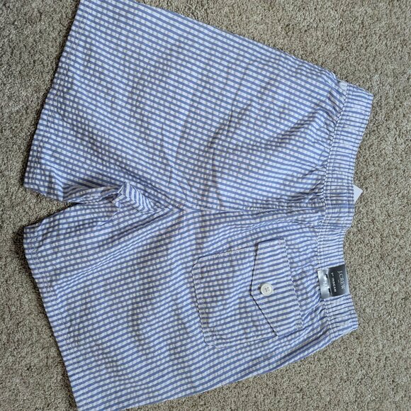 J. Crew Blue and White swim trunk - Picture 4 of 5